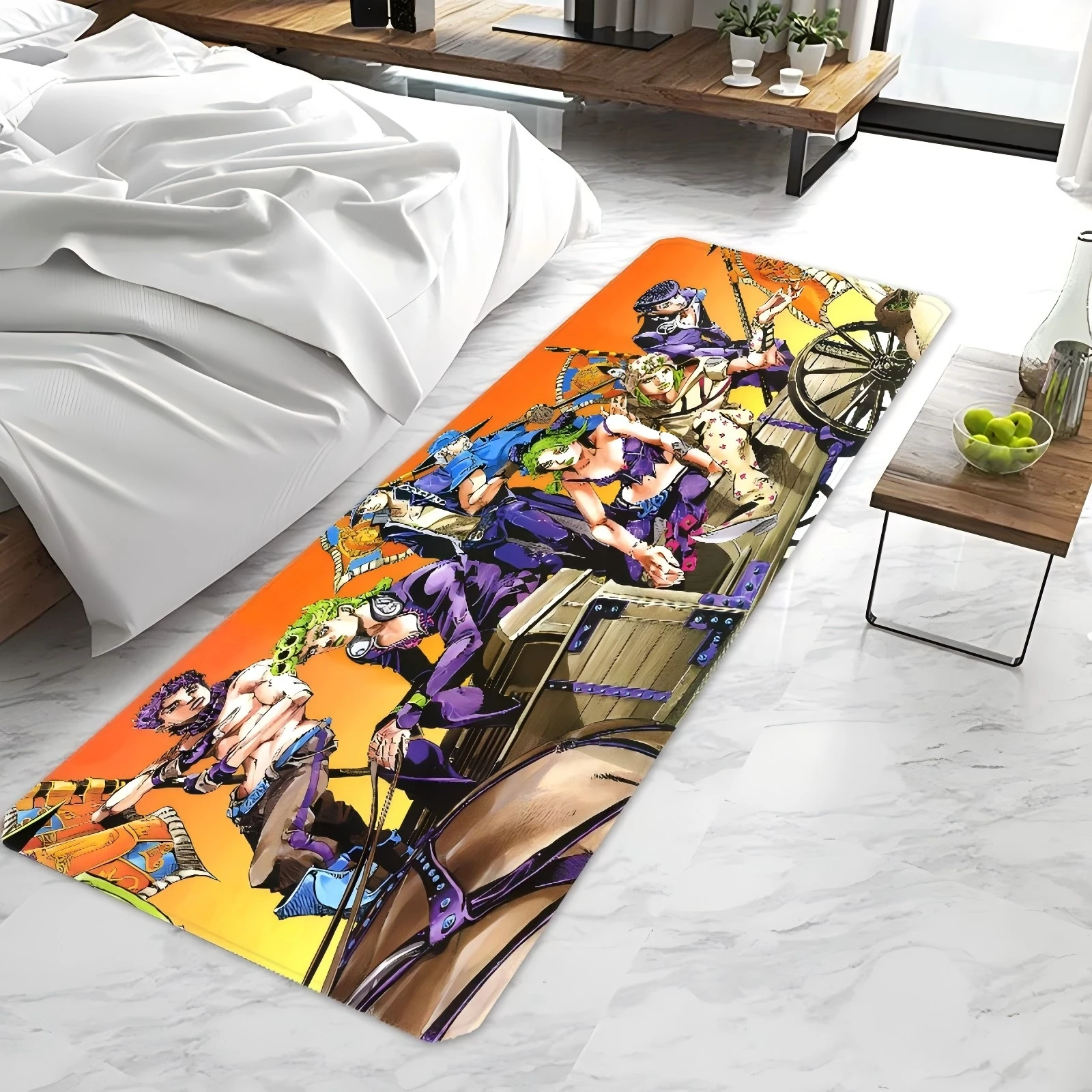 

JoJo's Bizarre Adventure Door Mat Entrance Doormat Non-slip Washable Kitchen Carpet Living Room Hallway Rugs Door Mats Bathroom