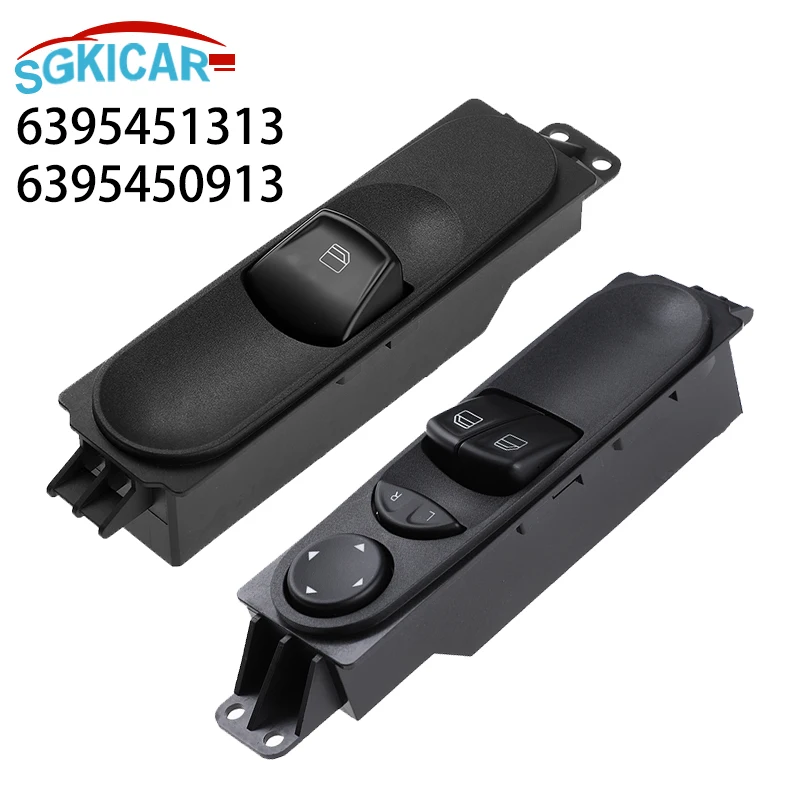 6395450913 6395451413 Interruptor da janela elétrica do carro 6395450113 6395450613 para Mercedes Benz Vito Viano Mixto Kasten W639 2003-2014