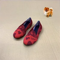 Maggie's Walker Women's Stretchable Round-toe Knitted Flats Spring Classic Comfortable Casual Loafers Size 35~40 - Image 3