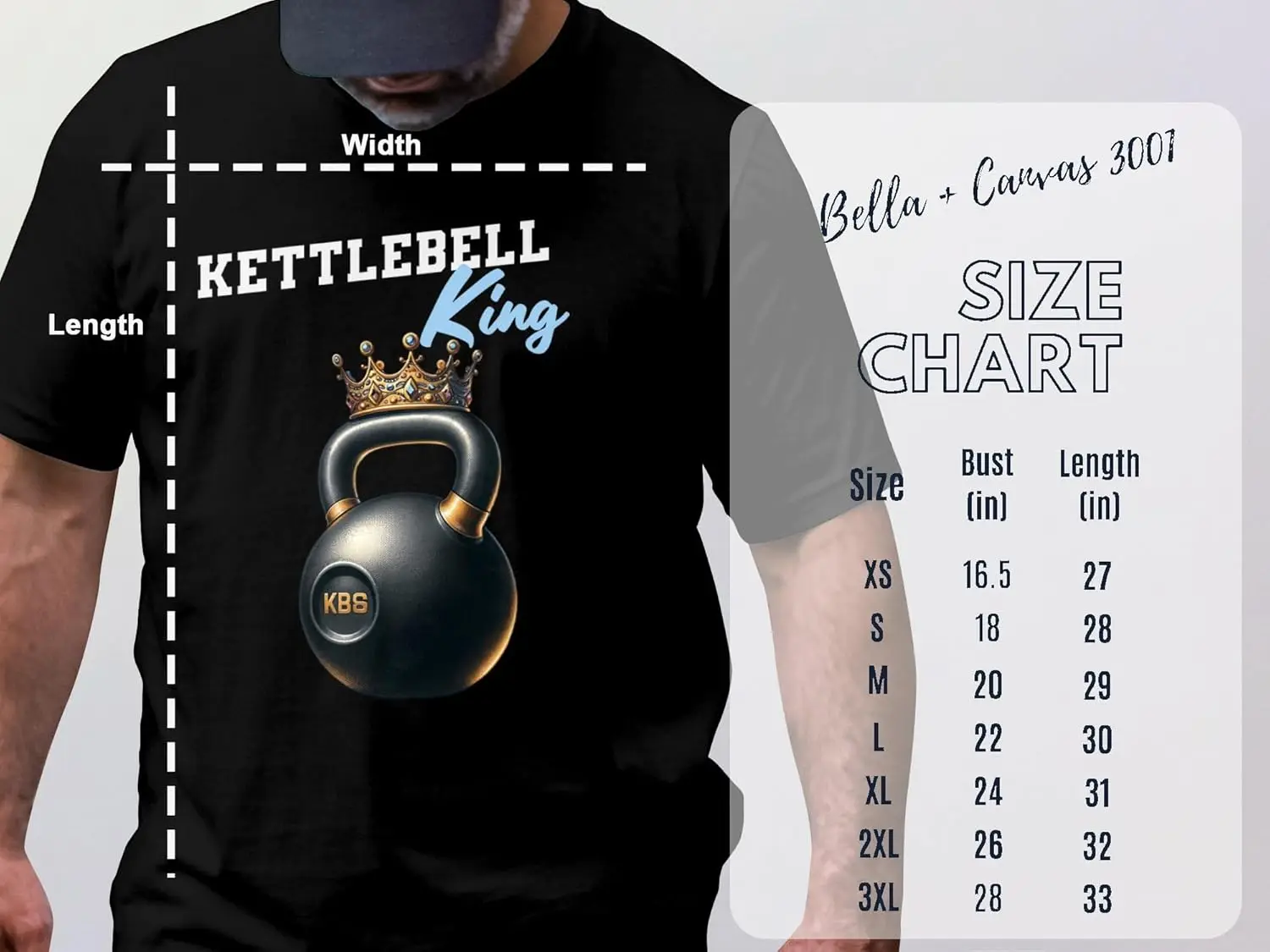 Kettlebell King Shirt, Gym Rat, Trainer, Bells