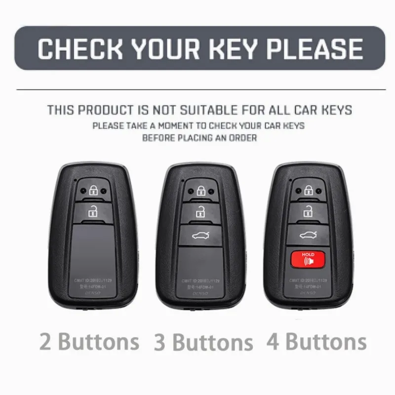 New Fashion TPU Chiave Dell'automobile Caso Della Copertura Completa Borsette Per Toyota CHR C-HR RAV4 Land Cruiser Prius Camry Corolla Prado Accessori