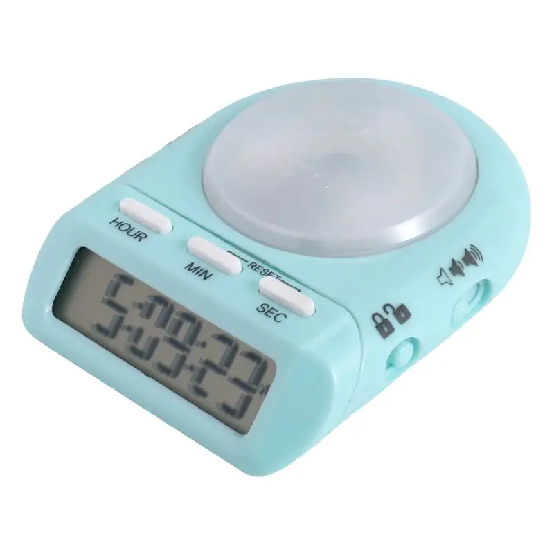 A68P-Digital Kitchen Timer With 100 Hour Clock Count Down For Kid Teacher Cook,45° Display LCD&Security Lock,Time Management