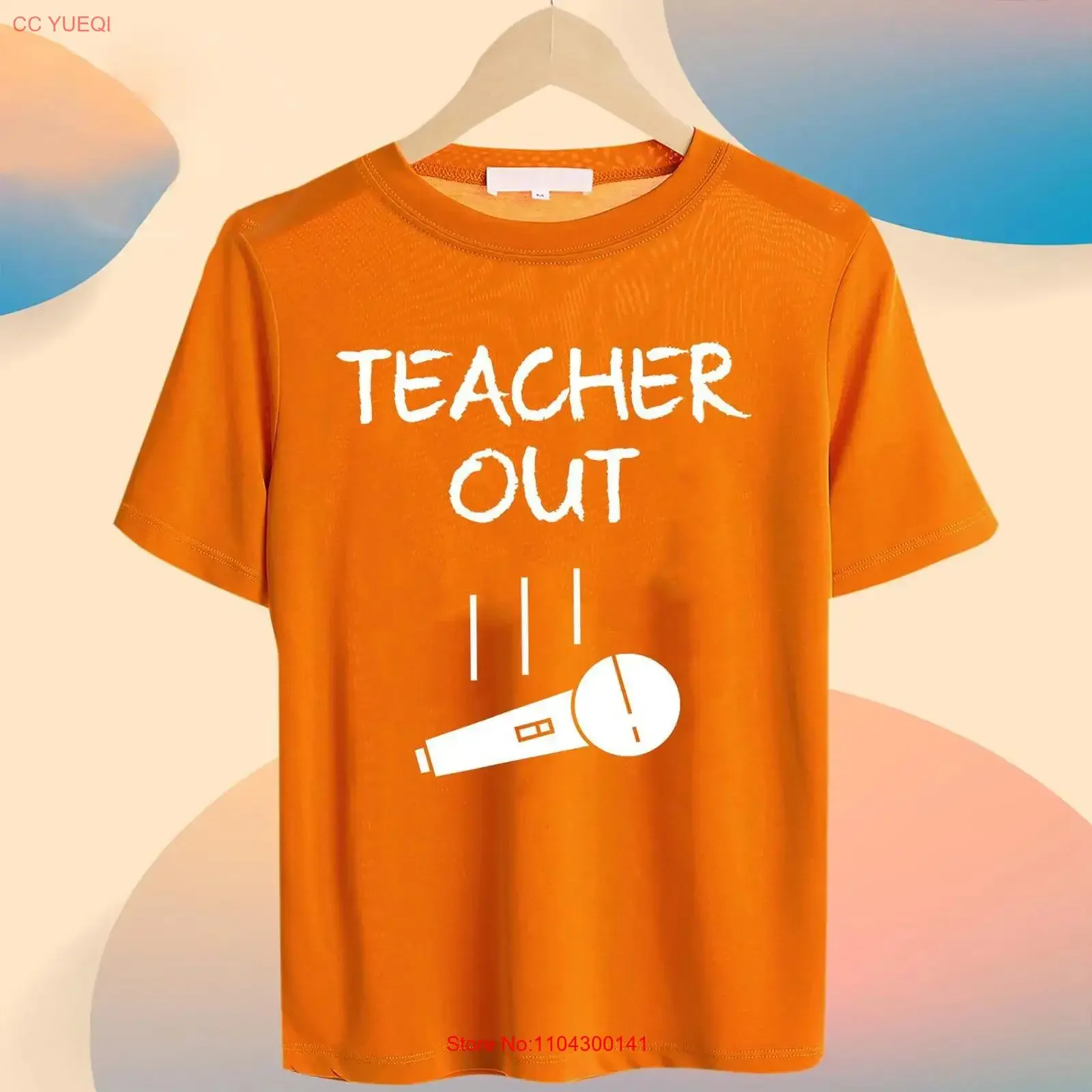 Teacher Out Mic Drop T Shirt Funny Last Day of School Retirement End Year Educator Idea vintage Washed Versatile Casual