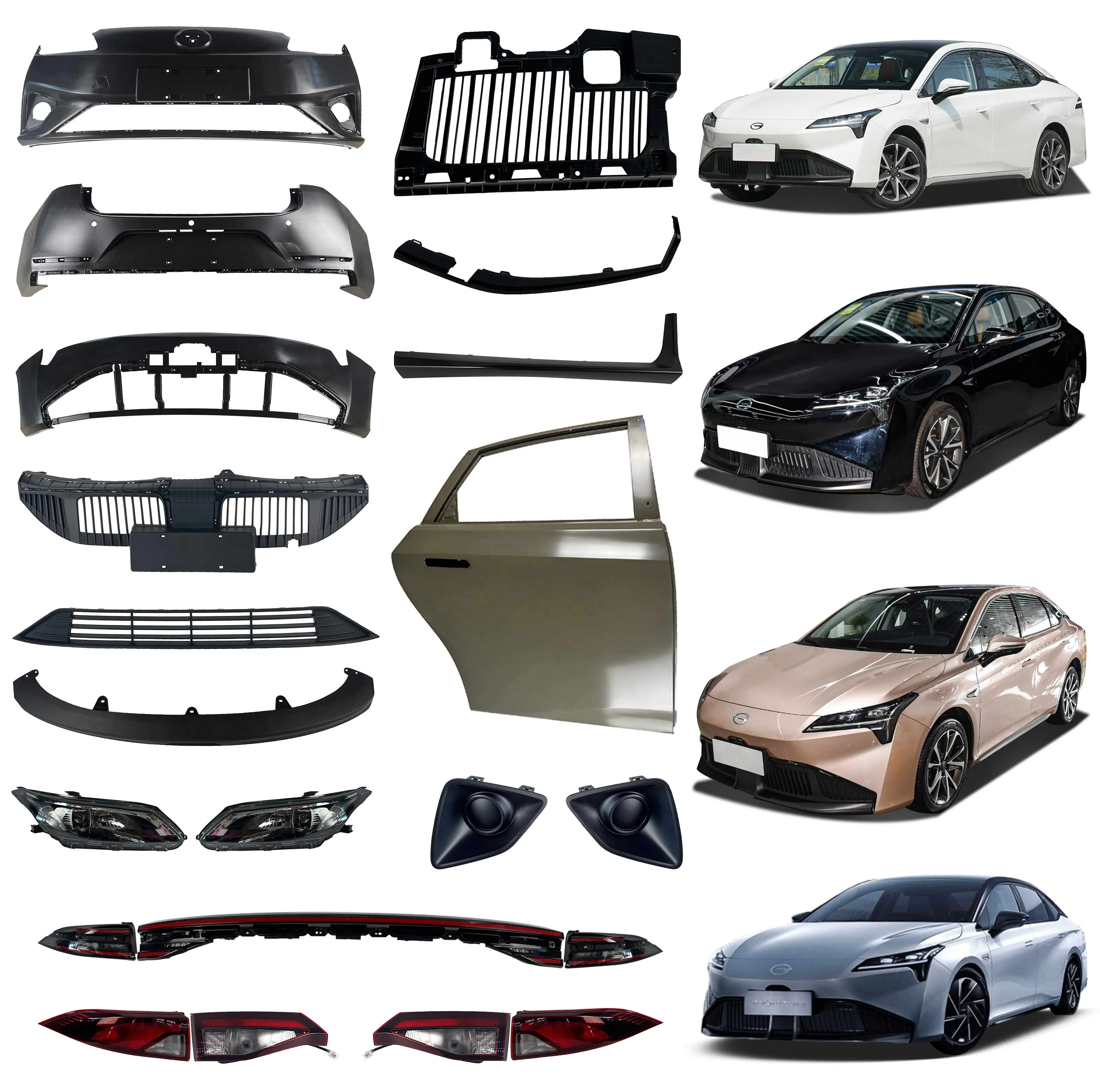 

Haishida for GAC AION S PLUSbody Kit Accessories Front Bumper Engine Hood Fender Headlight Taillight