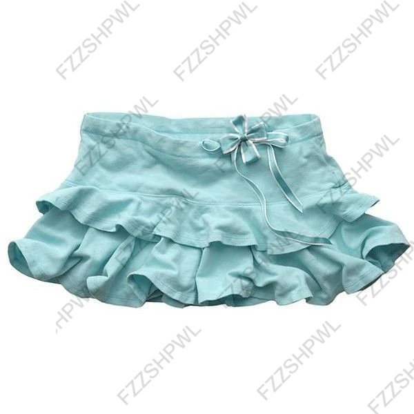 Falda corta gótica de moda Y2K para mujer, pantalones cortos Retro, cintura alta, ajustada, minifalda corta informal a la cadera