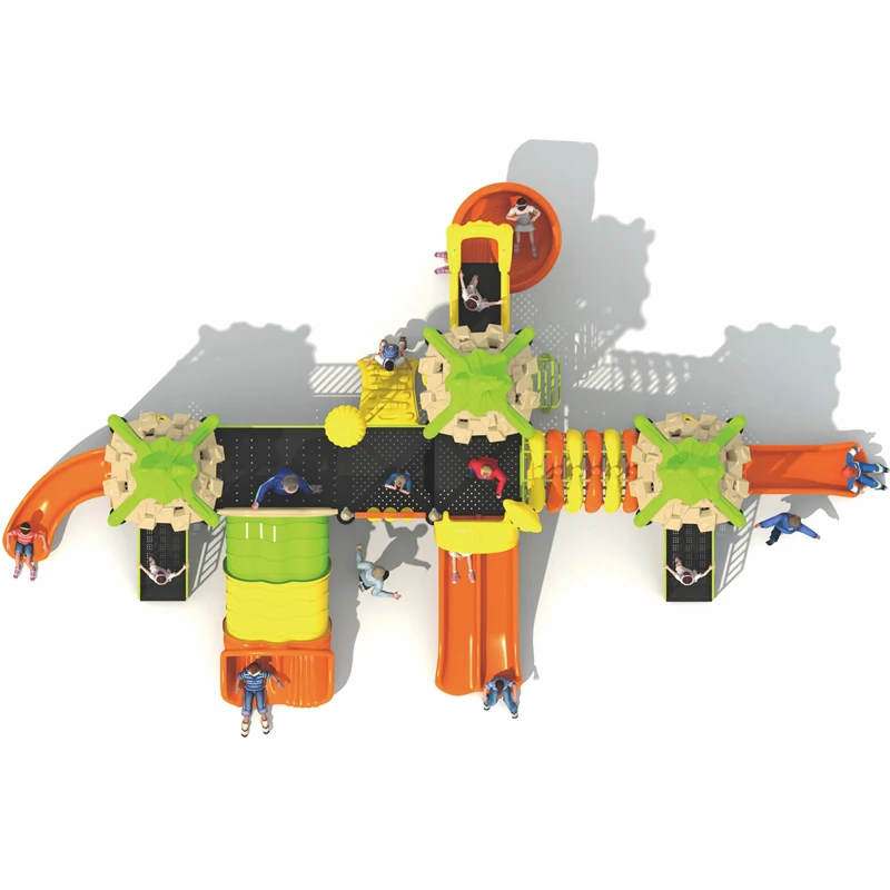 سلسلة البيت السحري متعددة الوظائف على نطاق واسع، مجموعة من الفولاذ، معدات بارك ملعب خارجية لعام 2026 #3