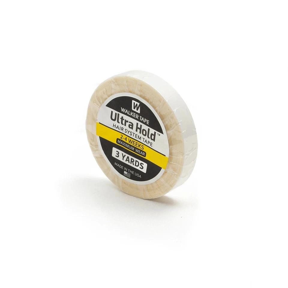 Superklebendes Spitzenperückenband der Größe 3/12 mit doppelseitigem Klebeband für Haarverlängerung, robust, stabil, bequem und eng anliegend