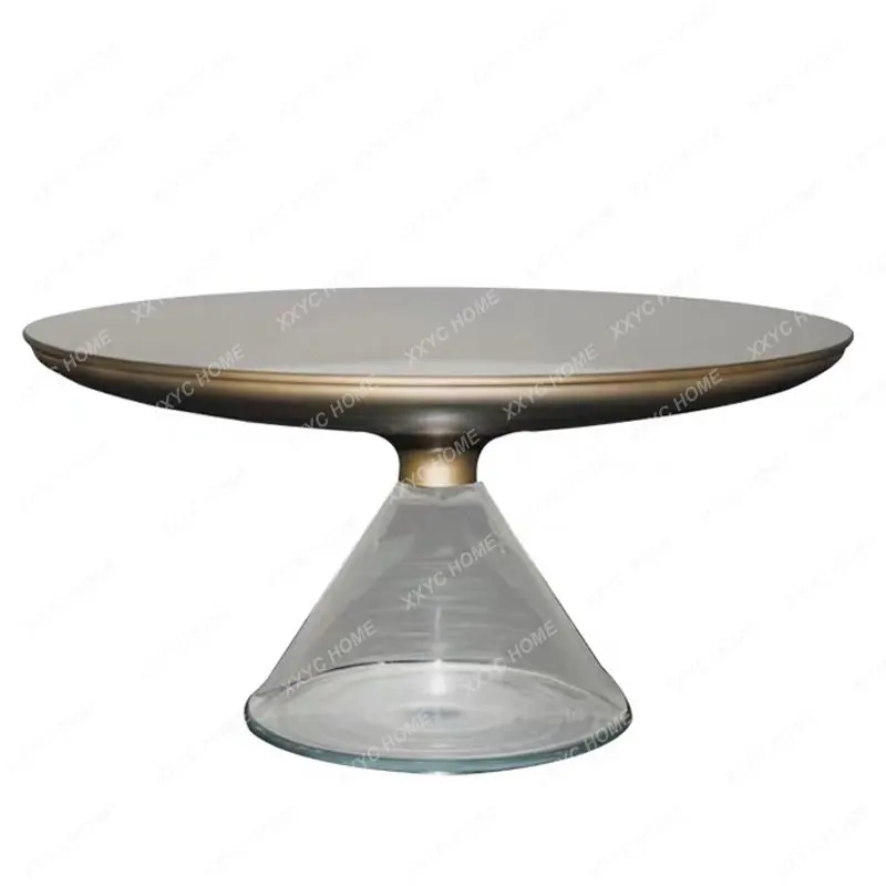 

Glass Coffee Table round Creative Modern and Simple Sofa Side Table Living Room Corner Table round Table