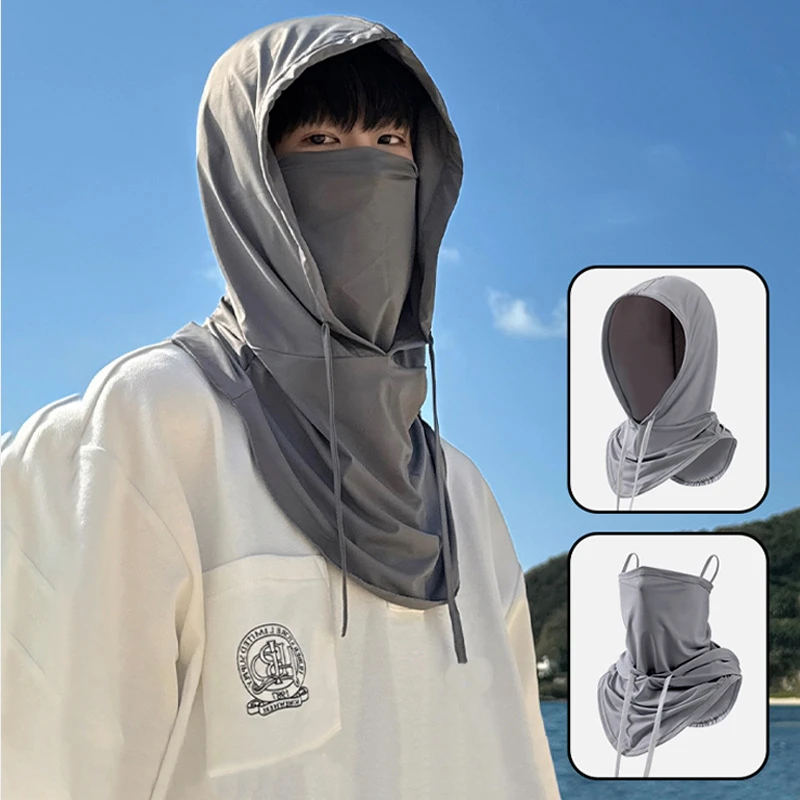 Balaclava Men Women Face Mask Sun/UV Protection Breathable Long Neck Covers for Cycling Motorcycle Fishing