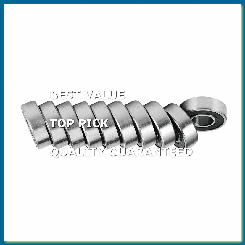 698- Deep Groove Ball Bearing Double Sealed 8Mm X 19Mm X 6Mm Carbon Steel Bearings (Pack Of 10)