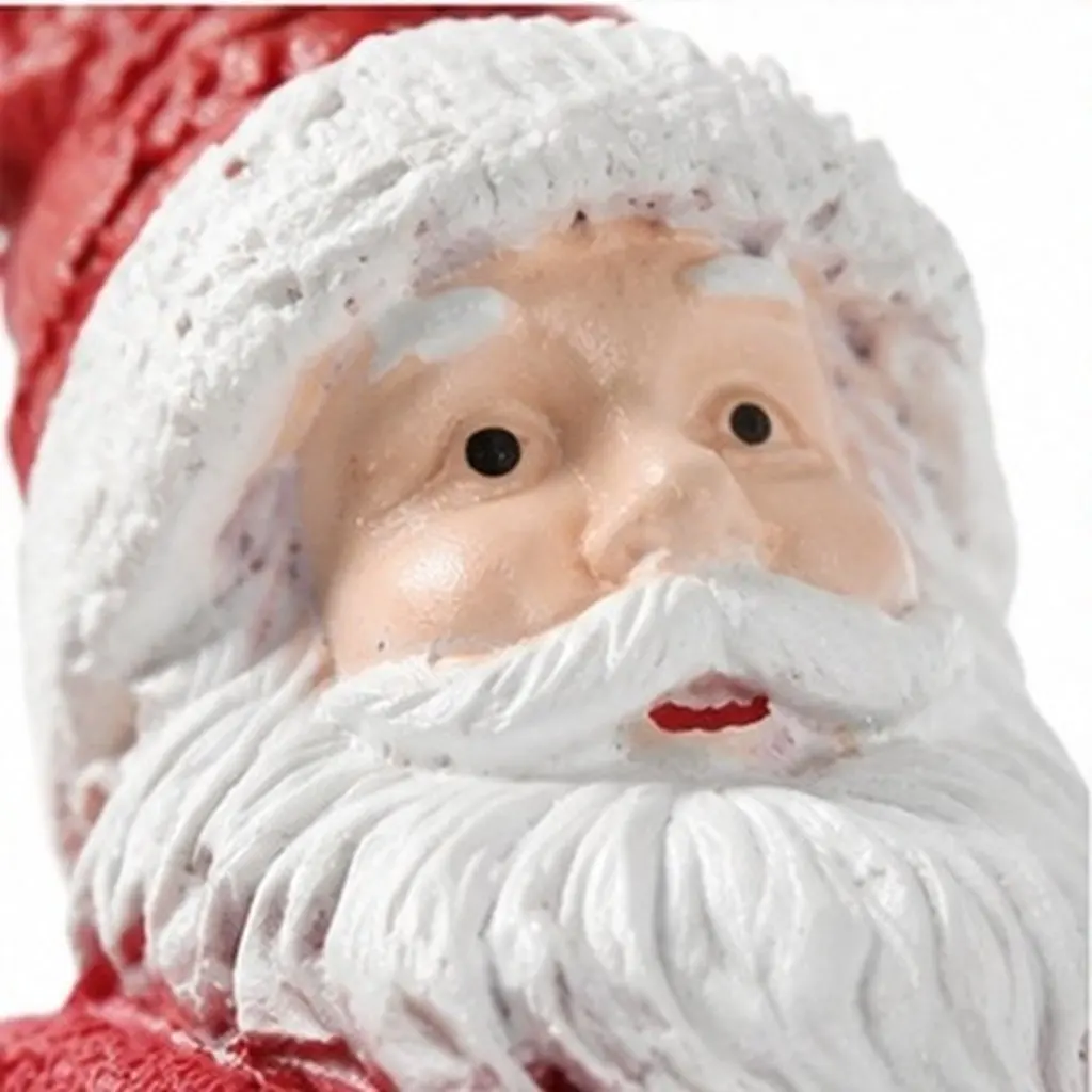 Resin Figurines Santa Claus Statues Christmas Decorations Xmas Table Centerpiece