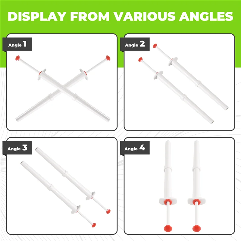 デラックス ピクルス ピンチャー、2 個セット、ピクルス ピッカー ステンレススチールとプラスチック - オリーブ ペッパー グラバー - ABGL