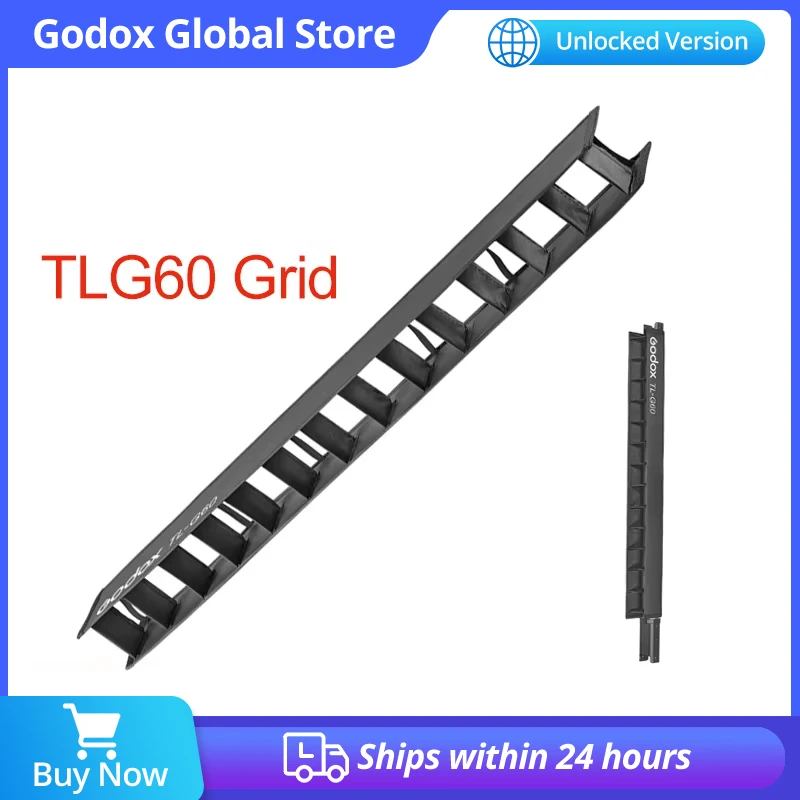 Godox ​specially designed for Godox TL60 RGB light TLG60 Honeycomb Grid Softbox Easy Installation for Godox TL60 RGB Tube Lights