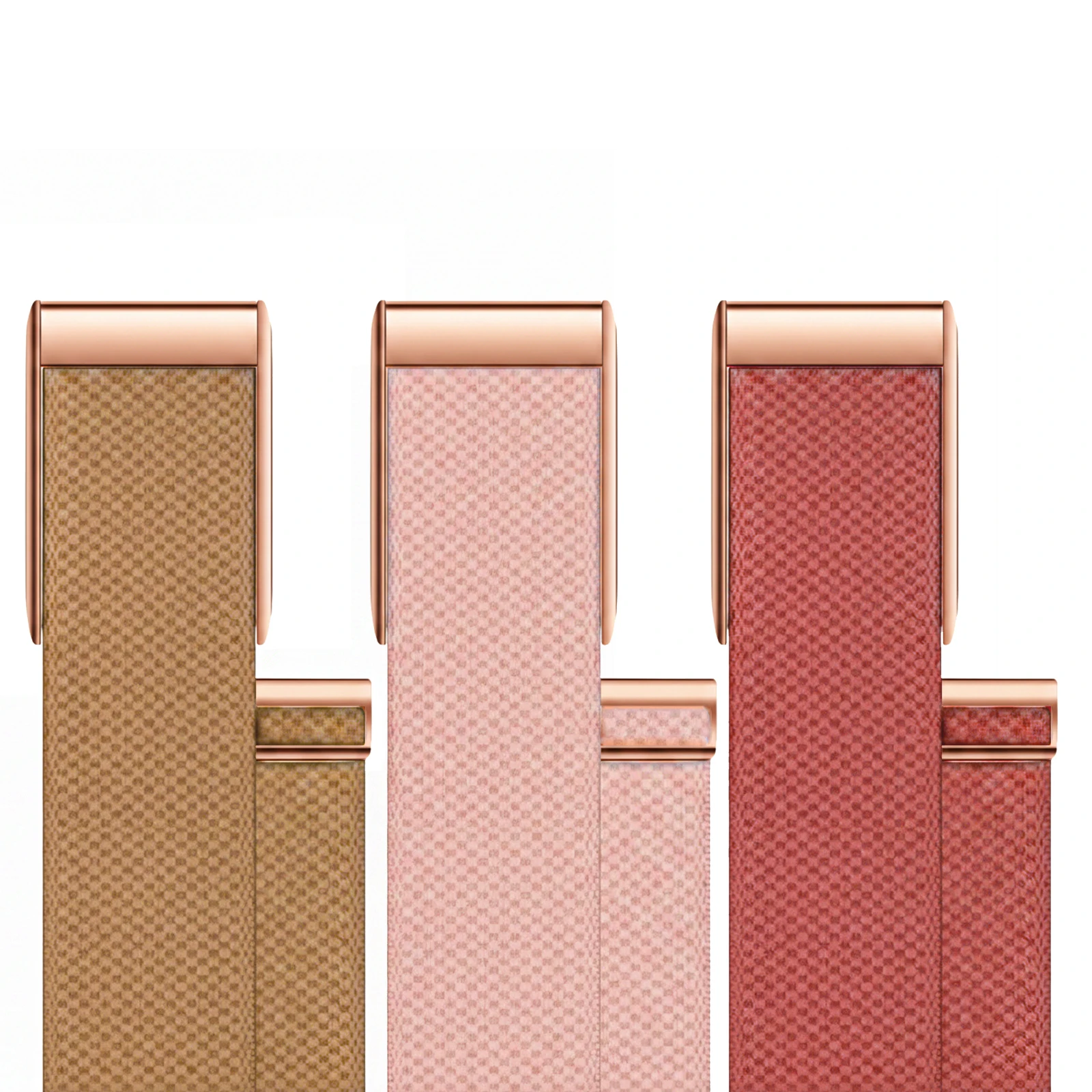 Rose Gold &Golden Nylon Superknit Accessories Compatible with WHOOP 5.0 , Fashionable Comfortable Wristband