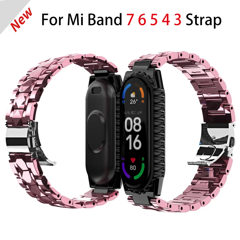 

Ремешок Glacier для Xiaomi Mi Band 7 6 5 4 3 Мужской/Женский смарт-браслет Miband 7 6, сменный браслет для Mi Band 7 6 5 4 Correa