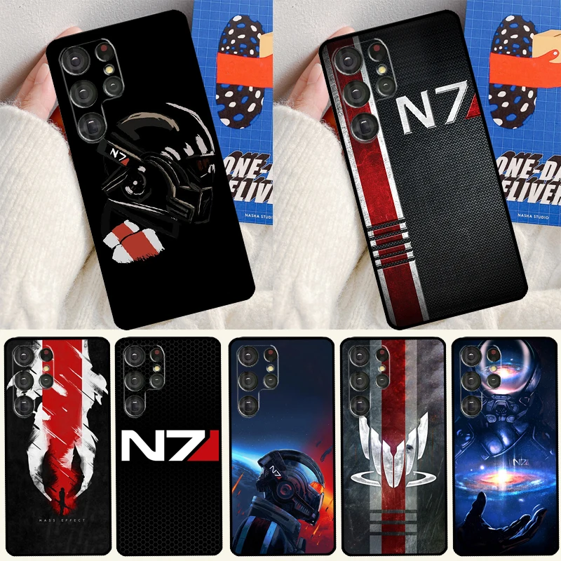 Etui z efektem masowym N7 do Samsung Galaxy S23 S21 S22 Ultra Note 20 S8 S9 S10 Note 10 Plus S20 FE etui na telefon