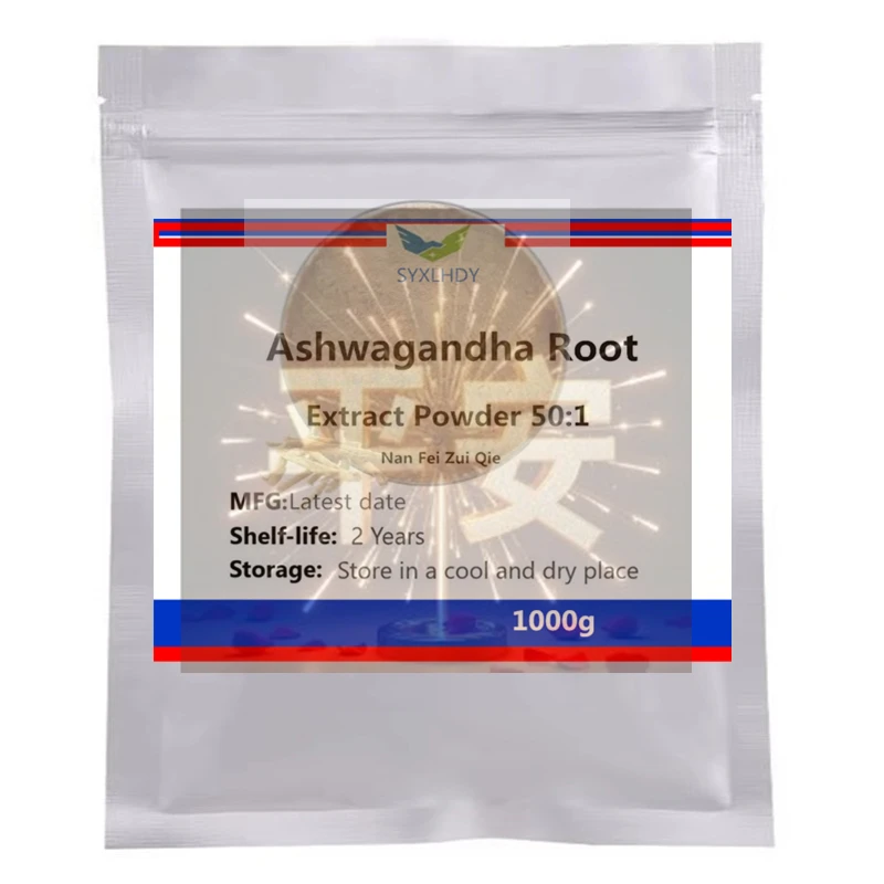 

Подходит для глобальных дистрибьюторов 50 г-1000 г Экстракт ASHWAGANDHA Высококачественный антиоксидантный ингредиент