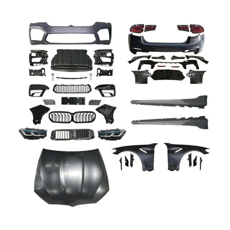 

Large surround modified headlight front bar