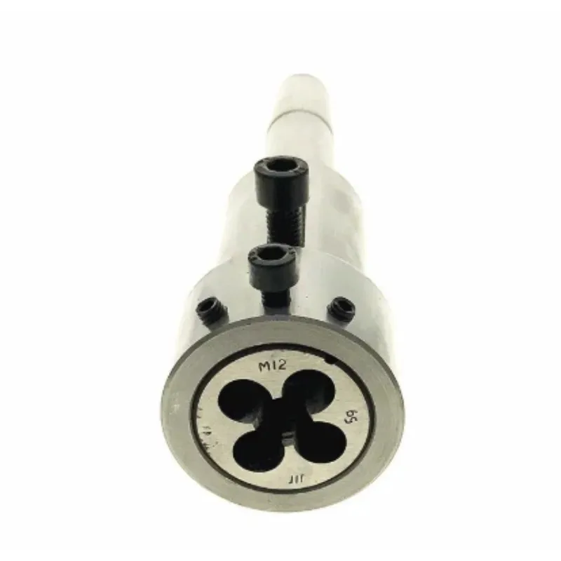 Retractable Round Die Holder Tail Stock Taper Fixed Sleeve Suitable for Tapping Machine Lathe Milling External Screw Thread