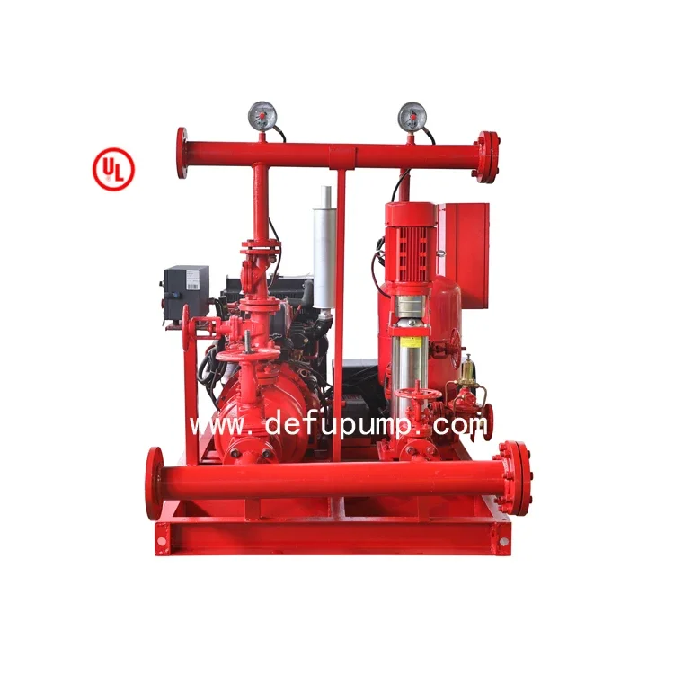 DEFU Fire Pump Set Fire Fighting Pump Group with Electric Engine