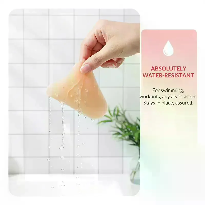 1pcs Invisible Self-Adhesive Silicone Pad For Underwear/ Briefs/ Leggings Comfortable Protective Pads For Private Areas