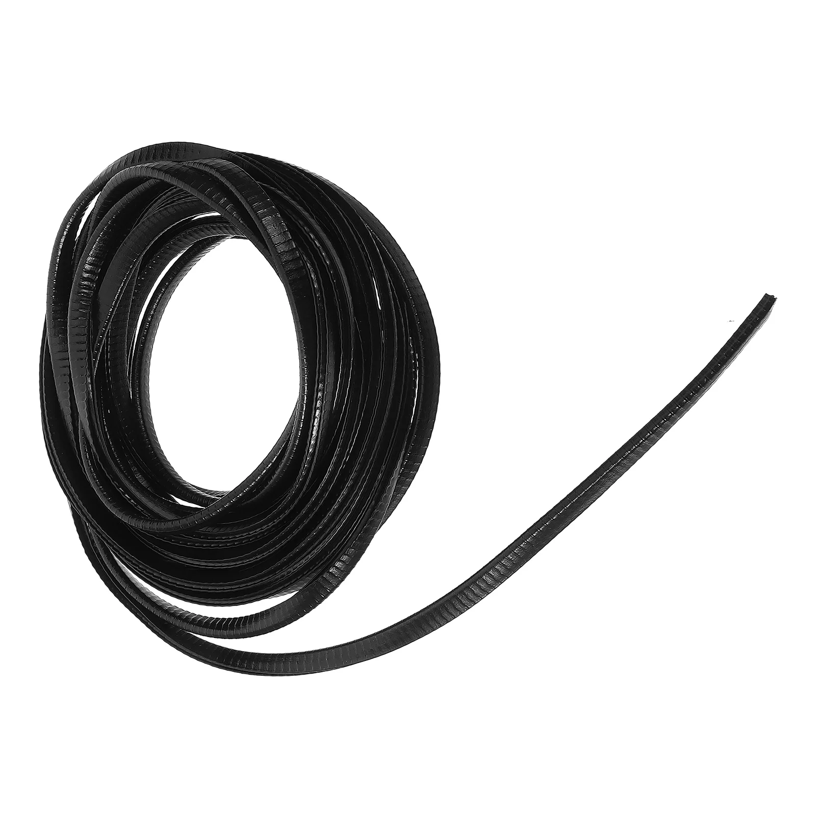 

10M Car Door Protector Edge Guards Rubber Steel Material Universal Compatibility Scratch Protection Black Trim Strip