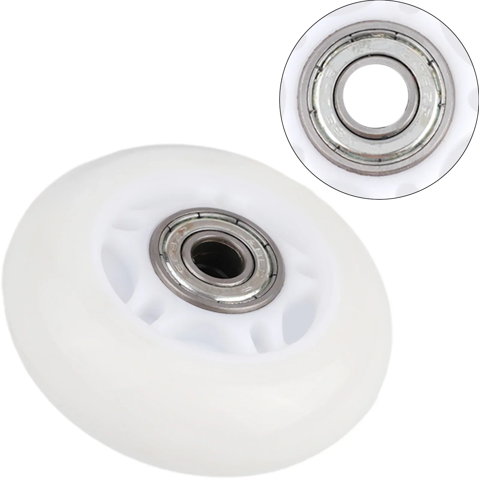 Roda Skate Inline hoki luar ruangan, 64mm 70mm 72mm elastisitas tinggi dengan bantalan roda berkilau untuk sepatu roda