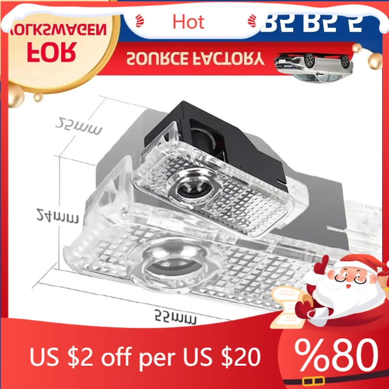 

Горячая для VW VOLKSWAGEN антенны для VOLKSWAGEN VW подстаканники автомобильный мусор 2 шт. светодиодные лампы для дверей автомобиля лампы авто украшения интерьера