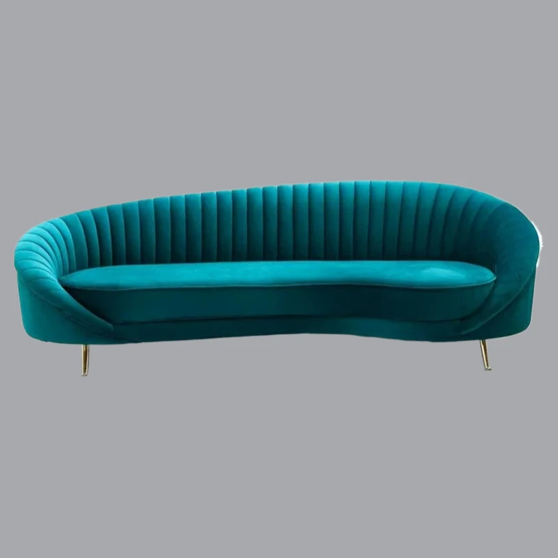AA hot sale Light luxury curved sofa living room hotel designer furniture special-shaped sofa