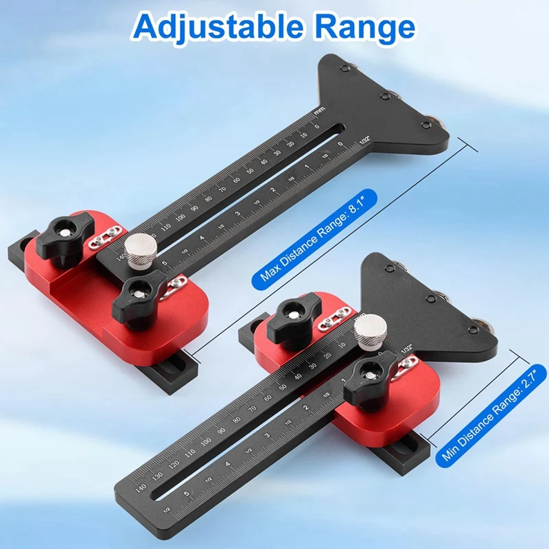 

3-Pulleys Thin Rip Jig, Thin Rip Table Saw Jig Table Saw Jig Guide Woodworking Tools Fast Thin Ripping Guide [33A HPro]