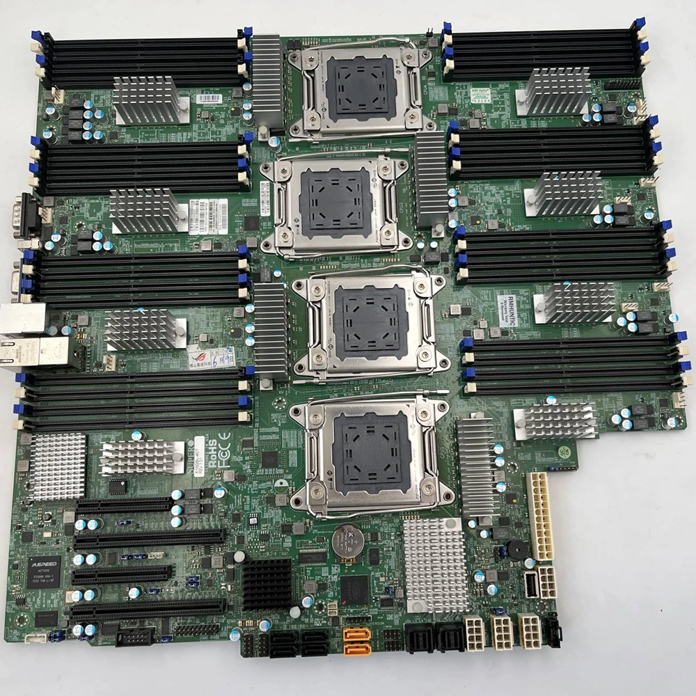 X10QBL-4CT For Supermicro Server Quad Socket R3 LGA2011 Motherboard E7-4800/E7-8800  v4/v3 DDR4 10GBase-T Ports