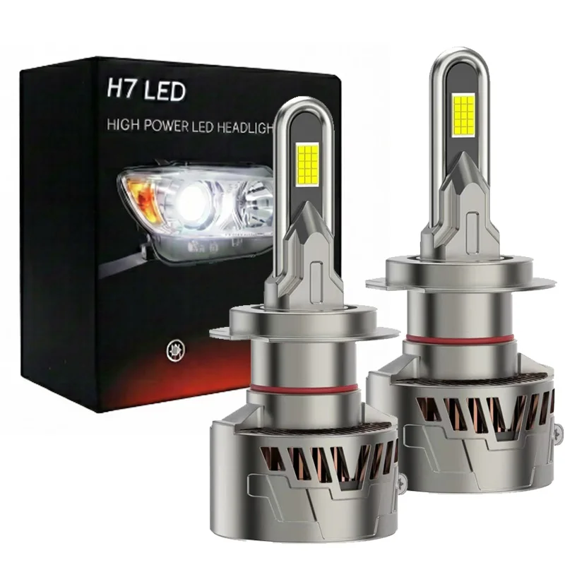 

Мощные светодиодные лампы H7 H11 H8 9005 для фар, суперяркие 6000K, автомобильные лампы, сверхъяркие, Plug and Play, простая установка