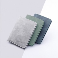 Men/Women Fashion Wallet ID/credit Card Holder Wallet for Men Multi-Card BagHolder Two Fold Small Wallet Black/gray Coin Purse