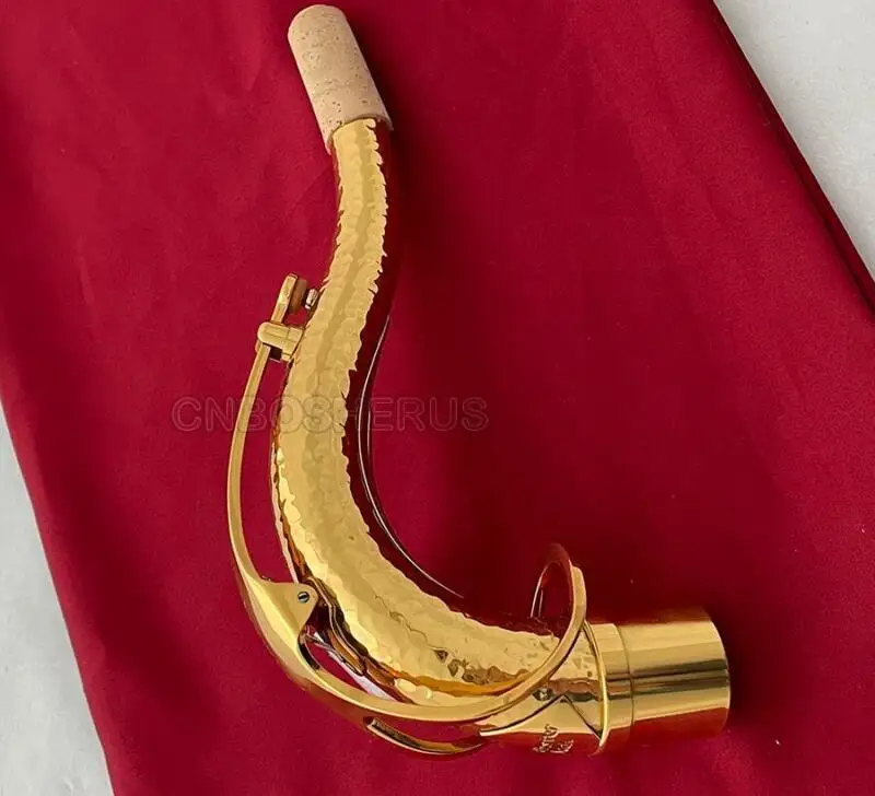 high quality Hand hammered Gold Neck For Tenor saxophone Reference 54 Size 27.50 mm