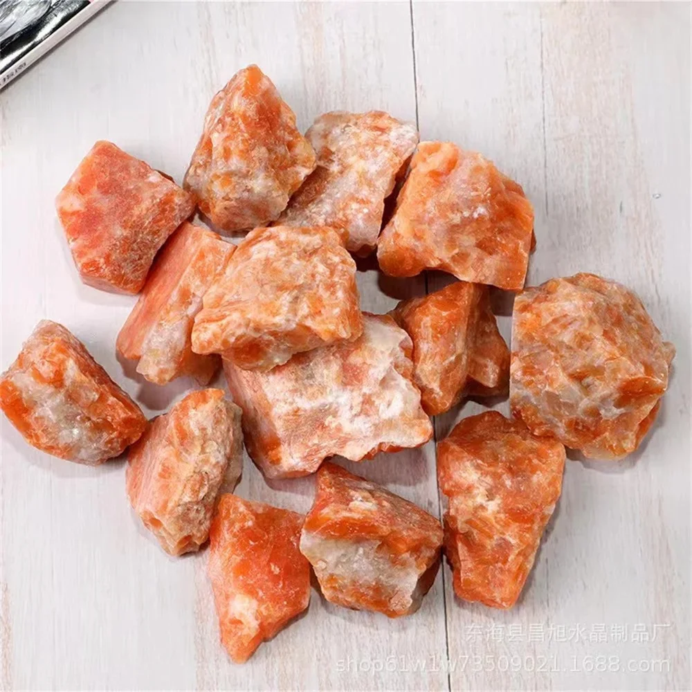 High Quality Natural Raw Sunstone Crystal Quartz Irregular Rough Mineral Specimen Reiki Healing Crystals Aroma Chakra Crystal