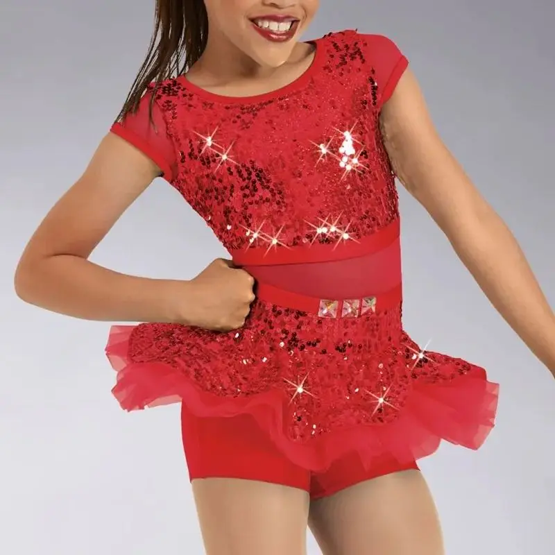 New dance costume professional jazz dance dress performance dress Lodysuit Latin dress