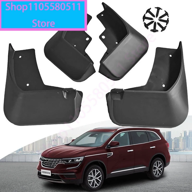 MudFlaps for Renault Koleos 2 Samsung QM6 2017 2018 2019 2020 2021 2022 2023 Accessorie Mudguards Anti-splash Guard Fender Flare