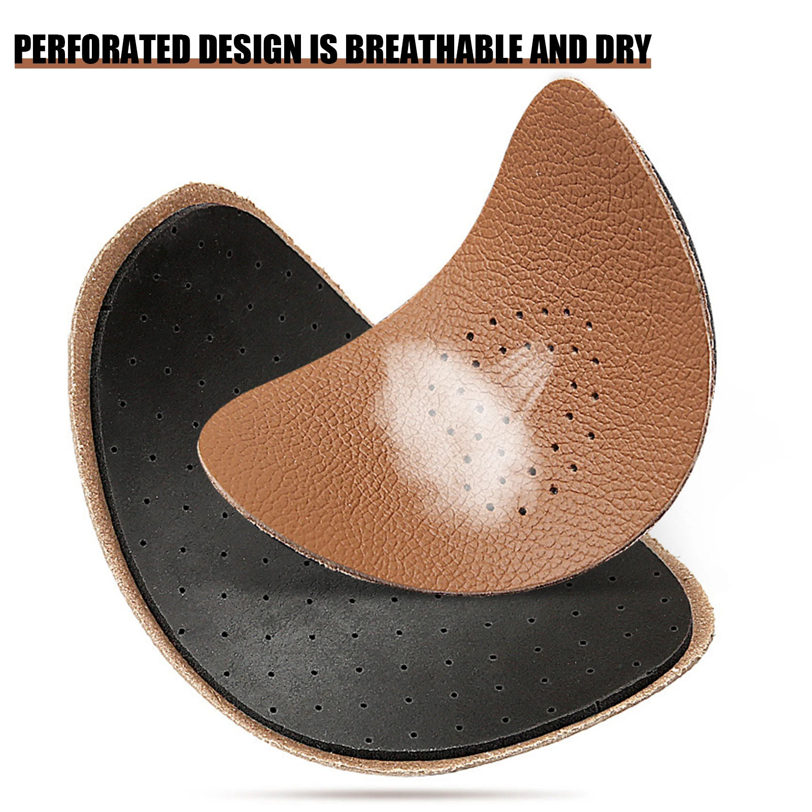 

Латексная подушечка для передней части стопы из коровьей кожи. Изготовленный на заказ изогнутый дизайн. Подходит для плотного использования с подошвой. Один размер подходит всем.