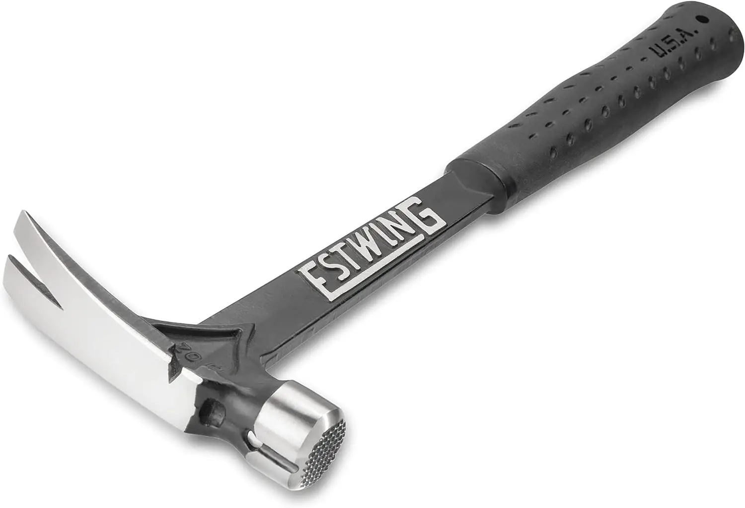 Ultra Series Hammer - 15 oz Rip Claw Framer with Milled Face & Shock Reduction Grip - EB-15SM