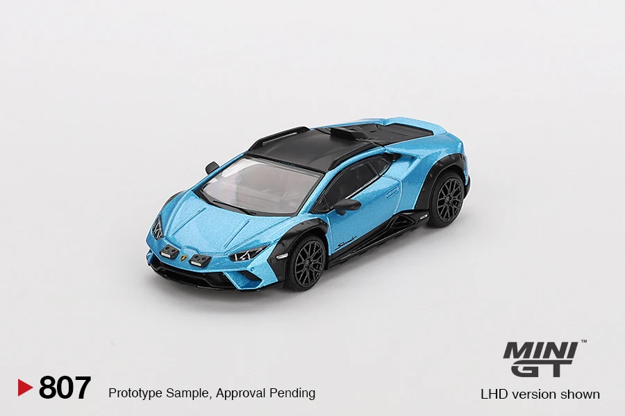 MINIGT 1:64 807 Huracán Sterrato Blu Aegir Diecast Model Car