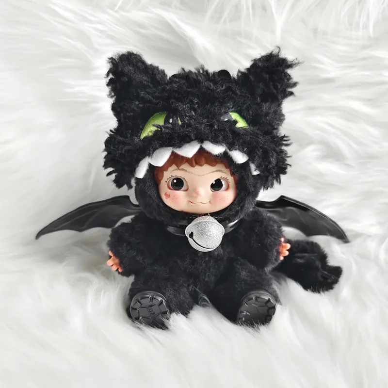

New Genuine Wakuku Hanging Card Kawaii Plush Doll Sweetheart Rabbit Angel Panda Dragon Style Bag Pendant Decor Girls Kids Gift