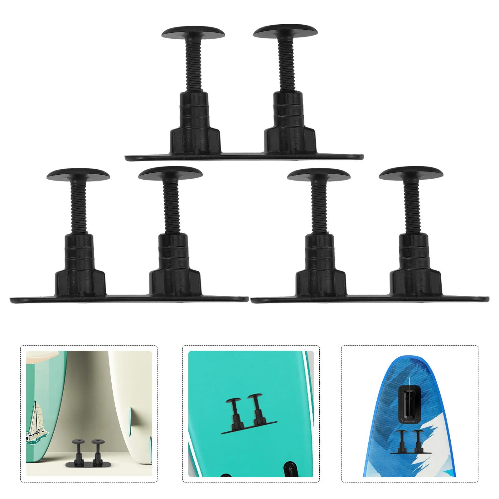 

1Set Surfboard Fin Fixing Screw Plastic Durable Longboard Screws Stable Waterproof Replaceable Surfing Parts Surfing Screws