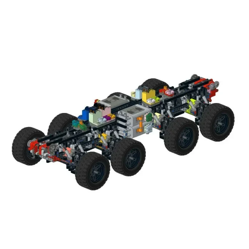 Bouwsteen MOC-2180 Hoge Moeilijkheidsgraad Splicing Speelgoed Model 8X8X8 Klimmen Off-Road Truck 1868Pcs Volwassen En Kinderen Speelgoed Cadeau