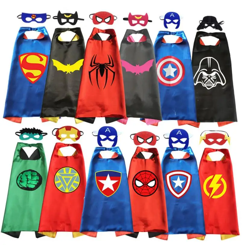 

Kids Superhero Capes Birthday Par loween Costume Spider Theme Cusizable Sizes Comfortable Material for Children