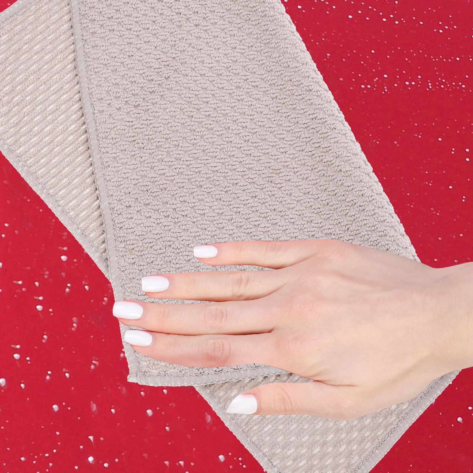 

4pcs Cleaning Cloth Super Absorbent Dish Towels For Wiping Pans Countertop Sink Multi-Function Reusable Duster