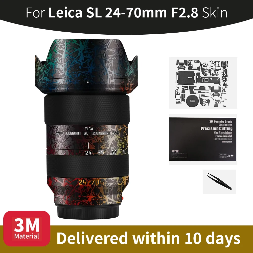 

Для Leica 24-70 мм Skin Leica SL 24-70 мм F2.8 наклейка на объектив камеры, устойчивая к царапинам защитная пленка, полная защита