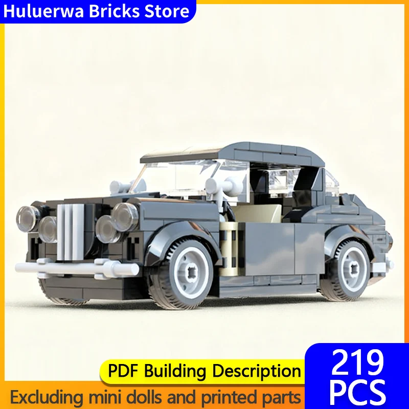 

Speed Racing Car Model MOC Building Bricks Aurelia B20 GT Coupe Modular Technology Children Holiday Gifts Assemble Toys Suit