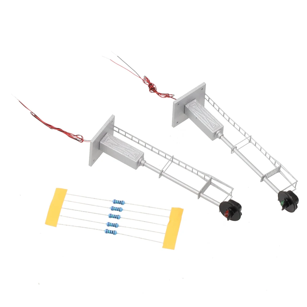 HO Scale Tri-lights Model #05 1 Pcs 20mA 3V DC Only Common Anode Signal Fine Railroad Searchlight High Quality