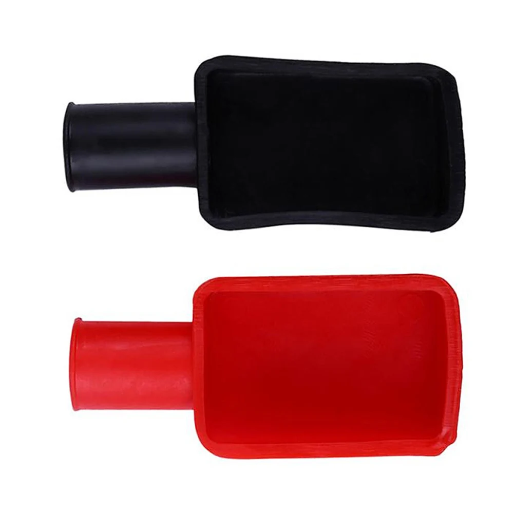 Soft Flexible Plastic Protection Covers for Car Battery Terminals Positive and Negative Poles Insulation and Dust Prevention