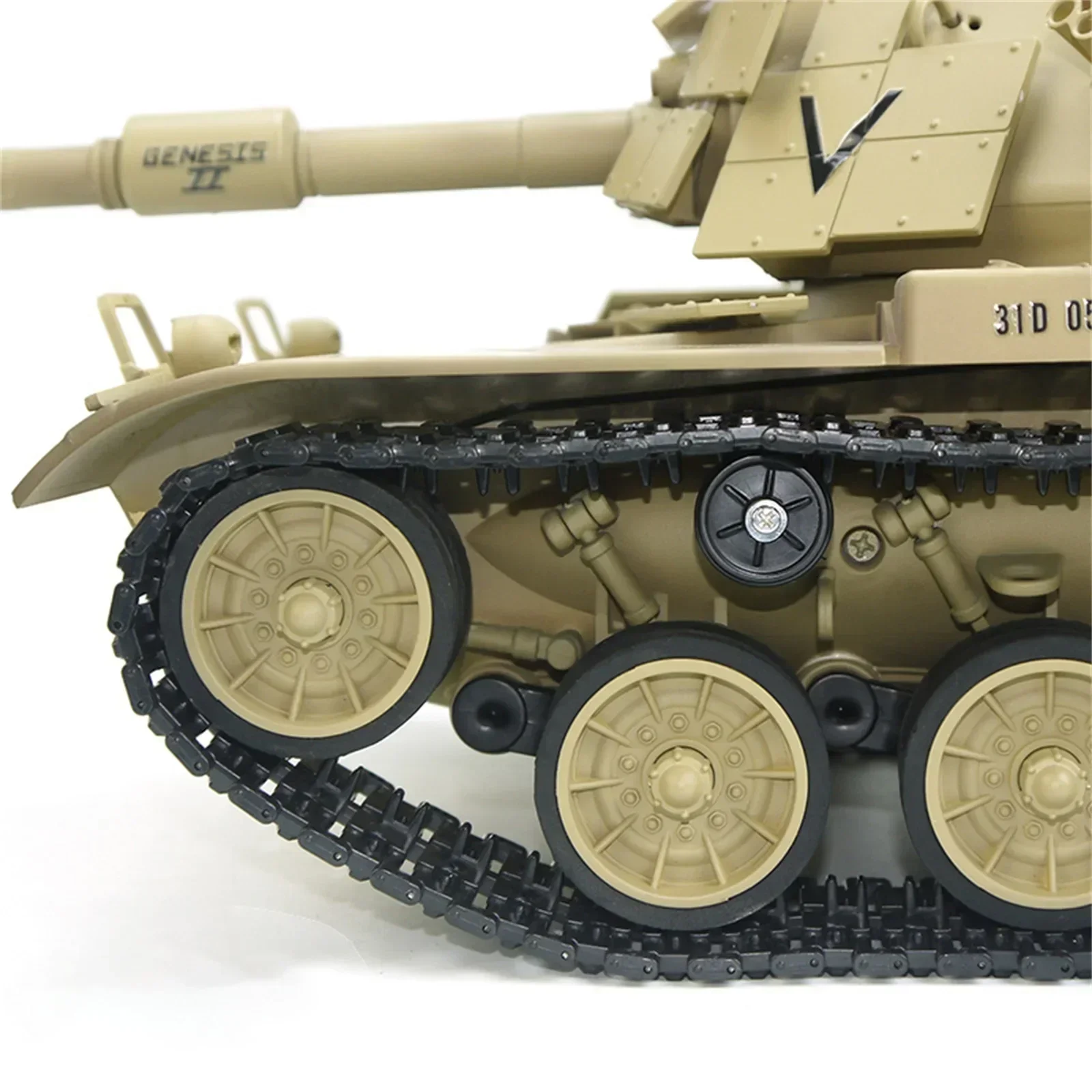 1:16 RC 탱크 Us M60a1 Barton 메인 배틀 탱크, 2.4ghz 리모컨 시뮬레이션 배틀 탱크, 전기 장난감 선물, 신제품